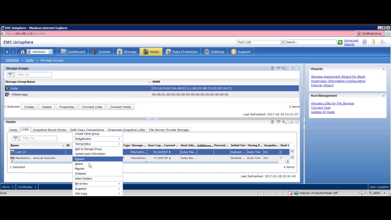 VNX Virtual Provisioning