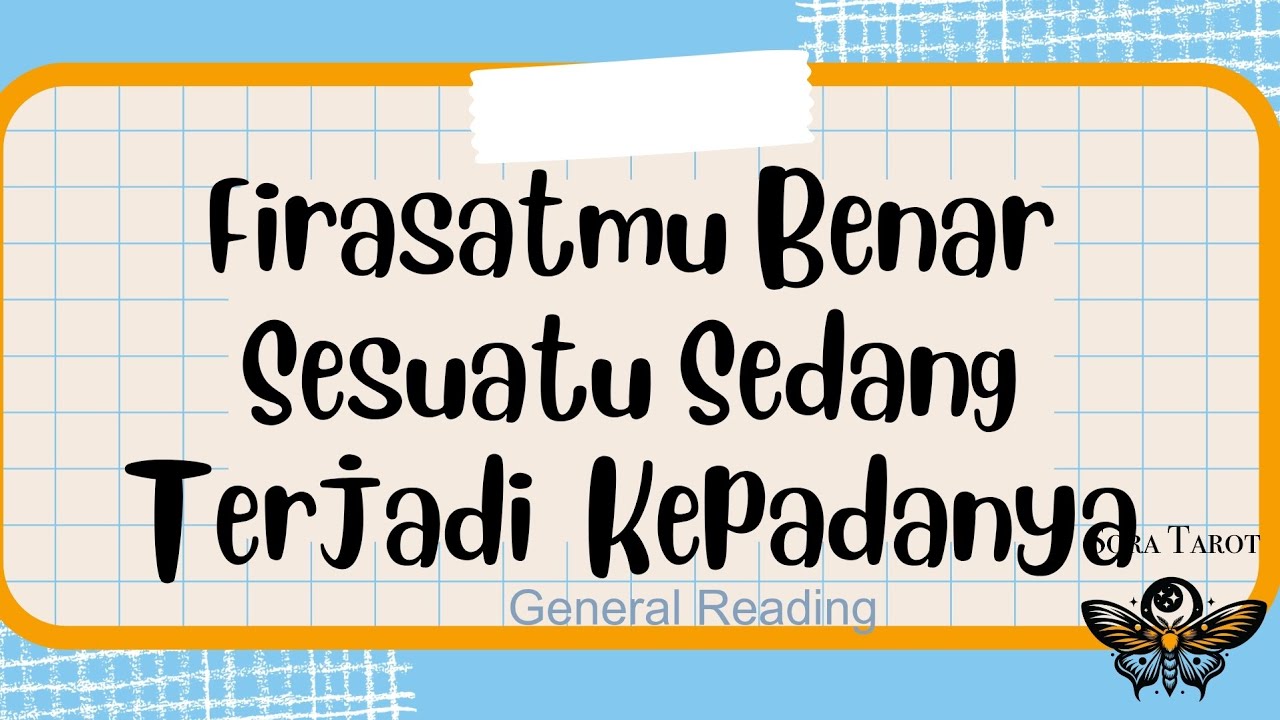 SESUATU SEDANG TERJADI KEPADANYA