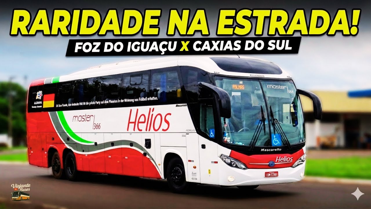 Viajando no Mascarello da Hélios de Foz rumo a Caxias do Sul.