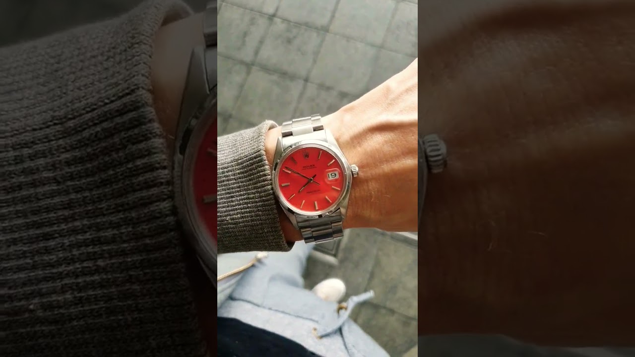Rolling Through The Weekend: Rolex Oysterdate Orange Mod Dial