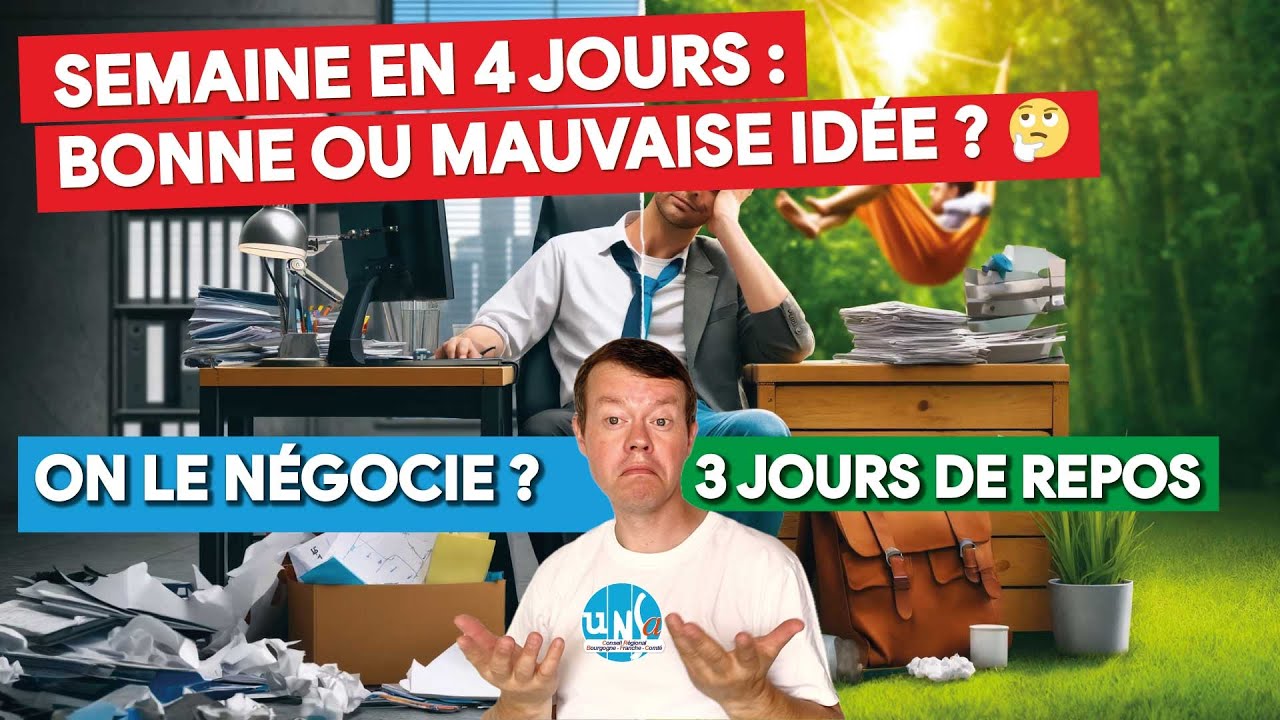 Semaine de 39h en 4 jours ON NEGOCIE ? 🚀 : Réel avantage ou grosse galère ? 📅