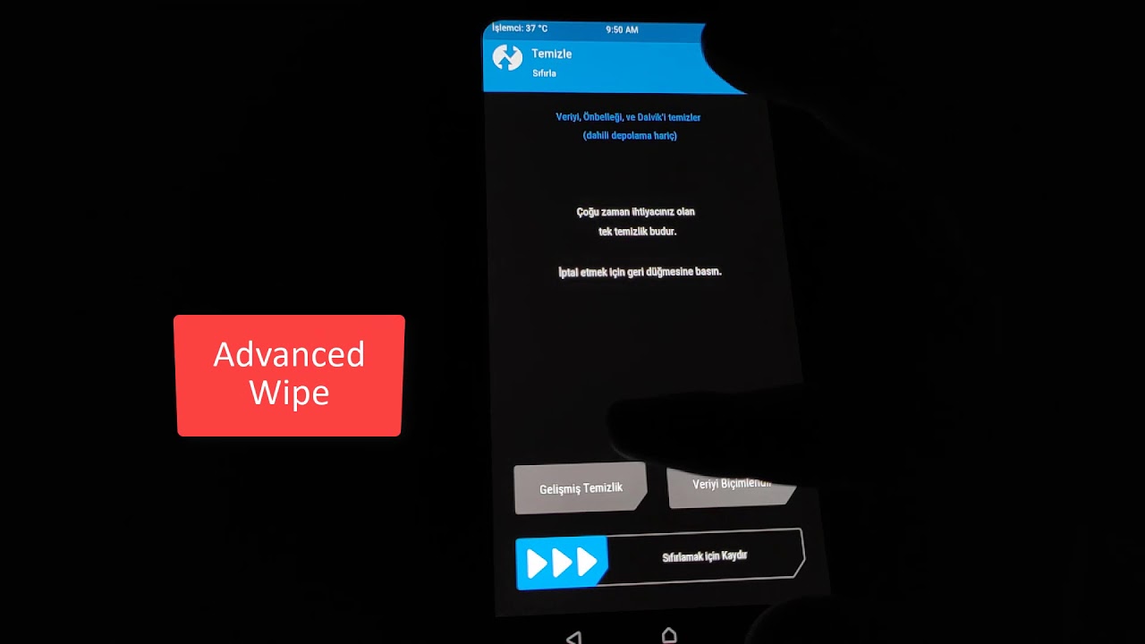 TWRP'den Format Atma - IMEI'li Telefonlar