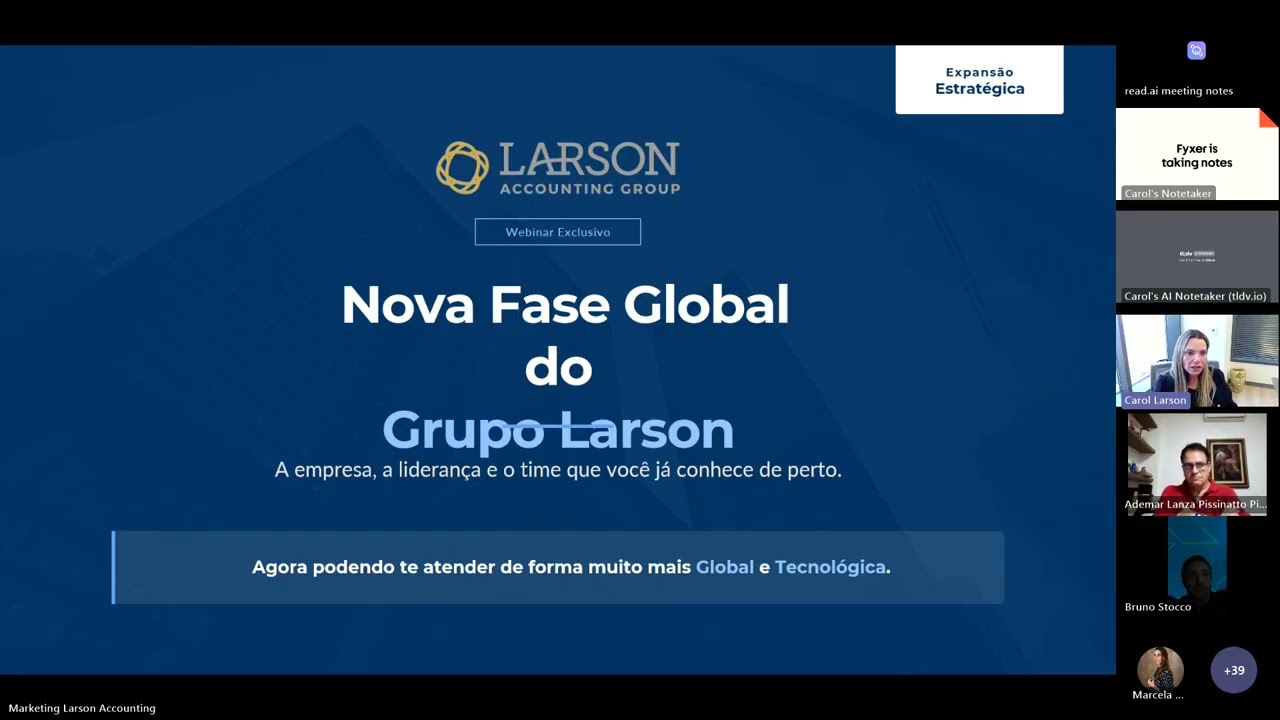 Nova fase do Grupo Larson - Expansão Global e novo escritório em Orlando