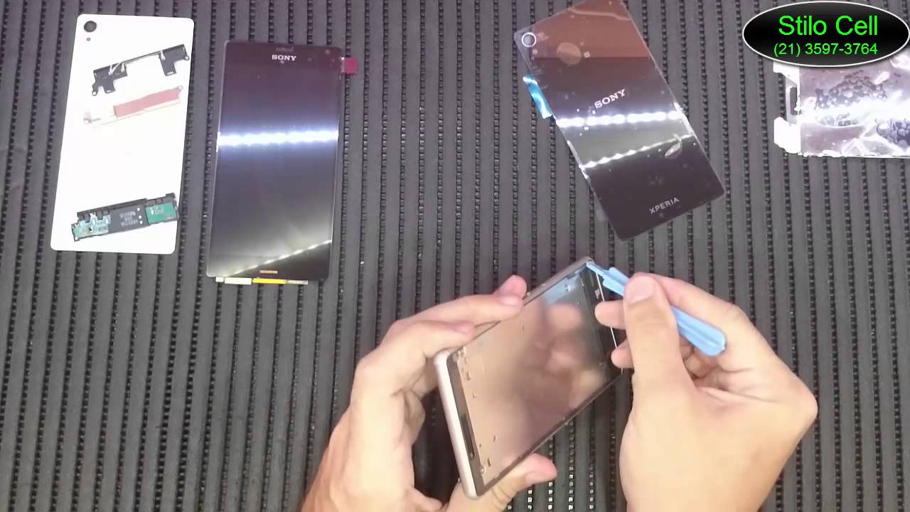 Como trocar a frontal (touch e display) do Sony Xperia Z3