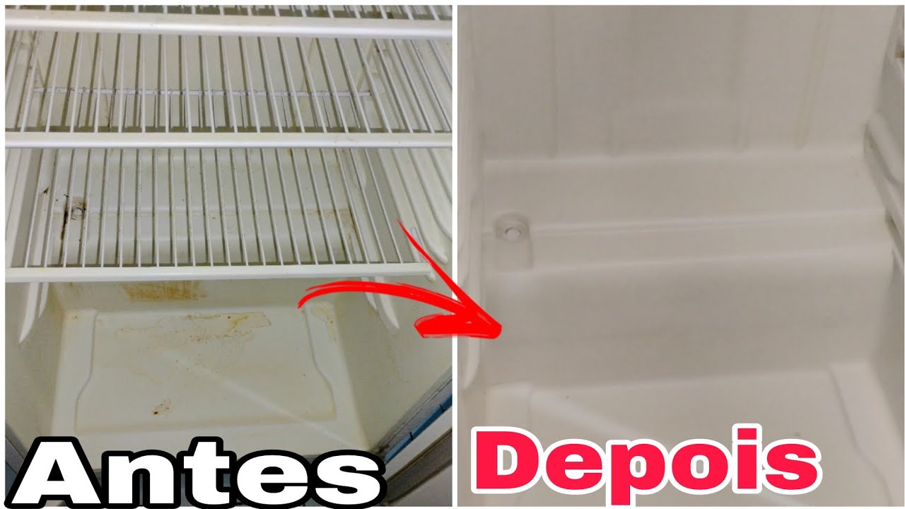 COMO LIMPAR E TIRAR MOFO dentro da geladeira de forma fácil e prático 🤔😮