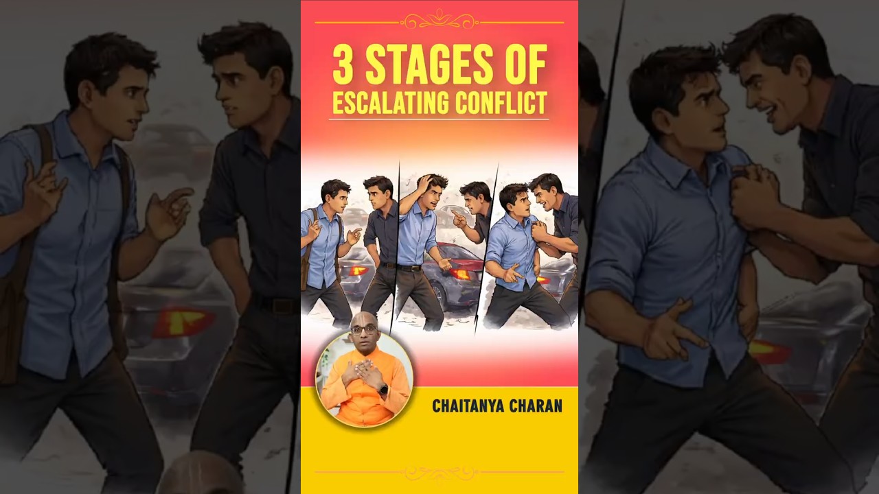 3 Stages of Escalating Conflict ||  Chaitanya Charan ||  #motivation #inspiration #conflict