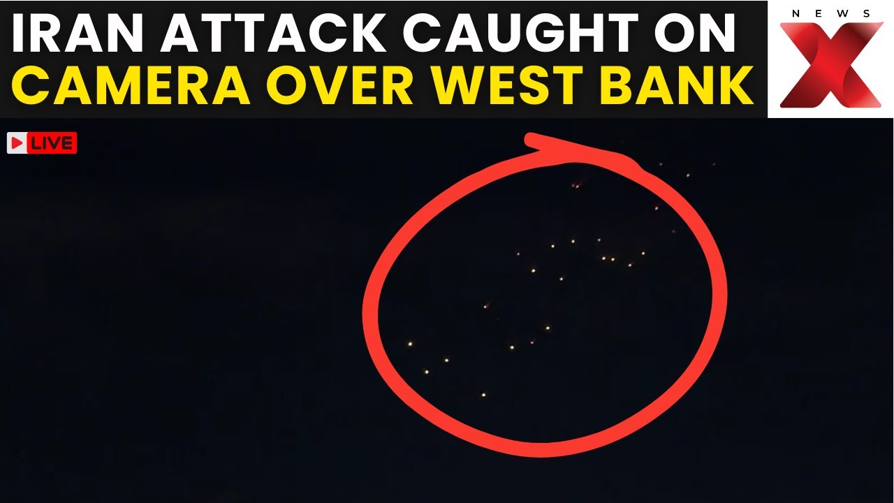 Iran Fires Missiles LIVE: Missiles From Iran Spotted Over West Bank Skies – Shocking Footage!