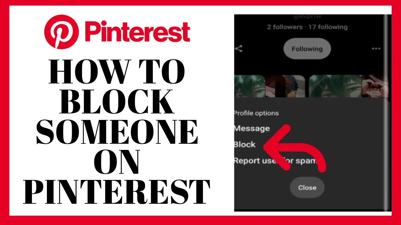 How To Block Someone On Pinterest?
