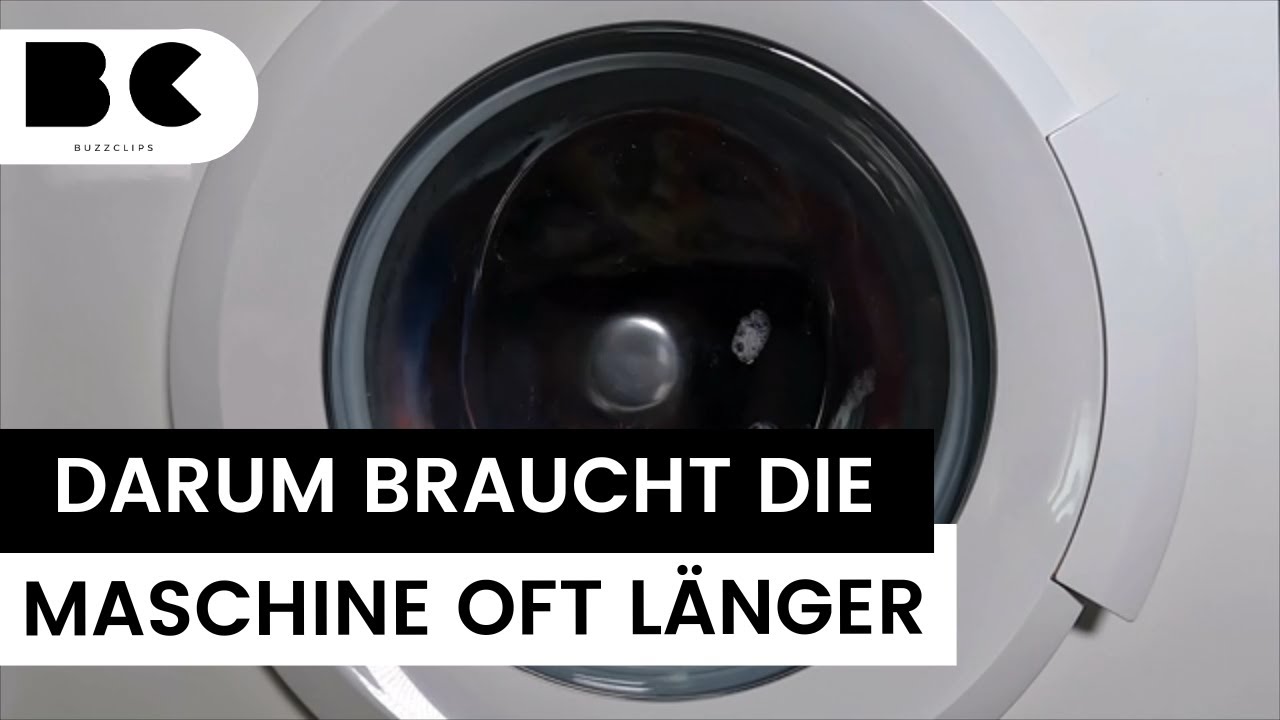 Warum dauert die letzte Minute beim Waschgang so lange?