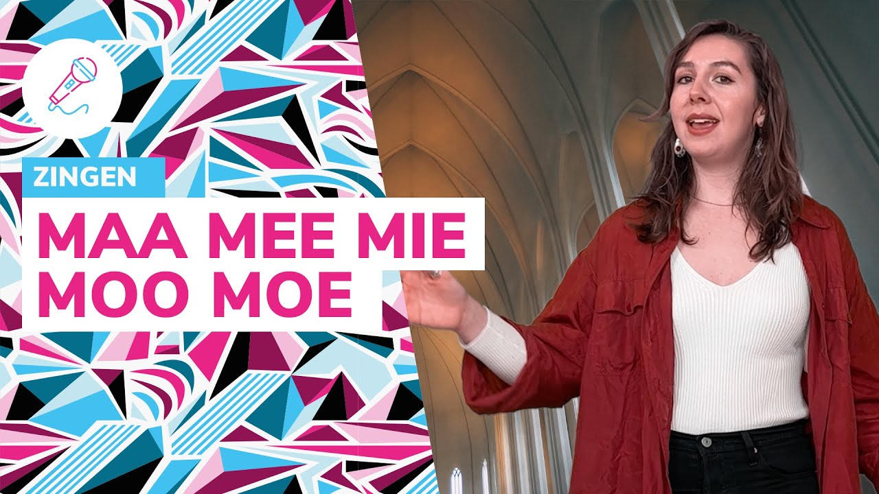 Inzingoefening: Maa, mee, mie, moo, moe