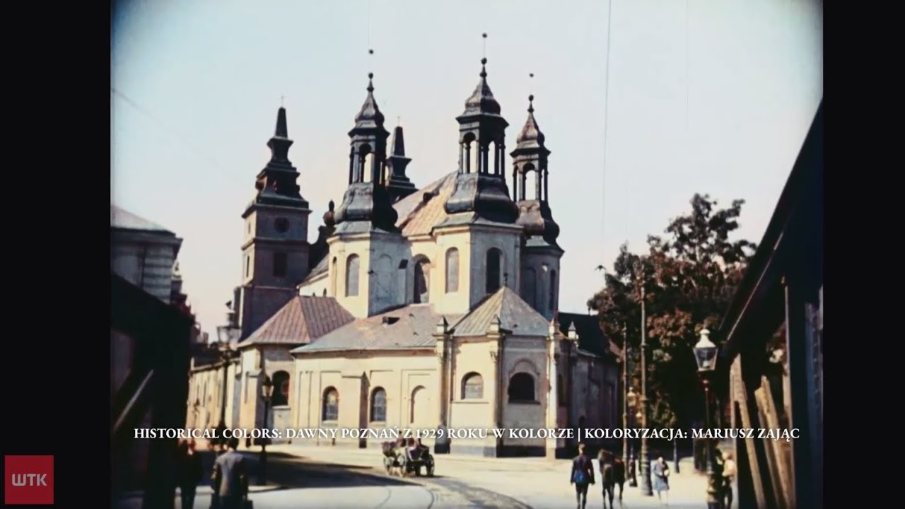 Zobacz Poznań z 1929 roku w kolorze!
