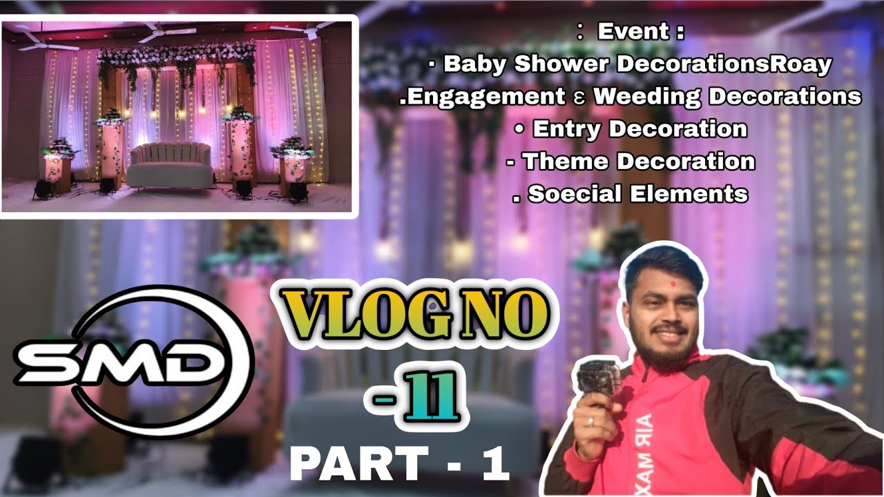||Vlog No 11 : SMD Company Decoration Events ETC||KOKANI RUTYA VLOGS ♥️😻