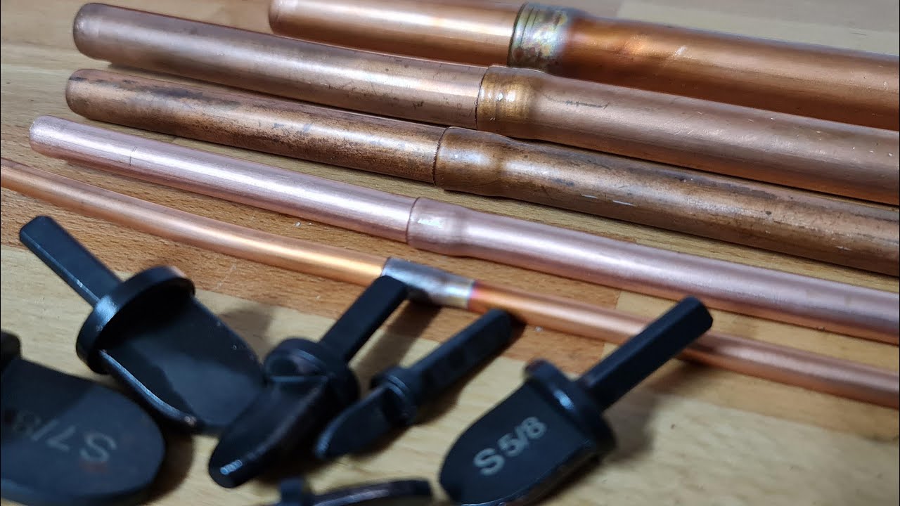Como ensanchar tubo de cobre aire acondicionado con el taladro atornillador