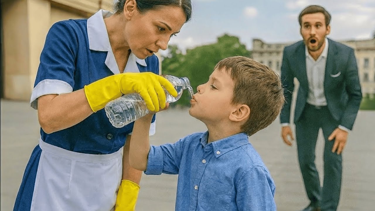 El hijo del millonario era mudo — hasta que la sirvienta le dio agua y ocurrió lo imposible