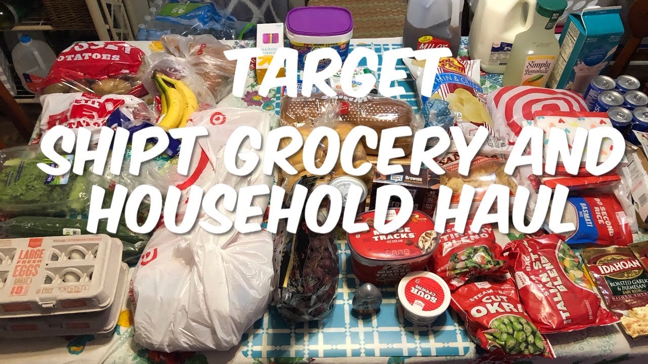 $188 SHIPT GROCERY AND HOUSEHOLD HAUL | FAMILY OF 4 |