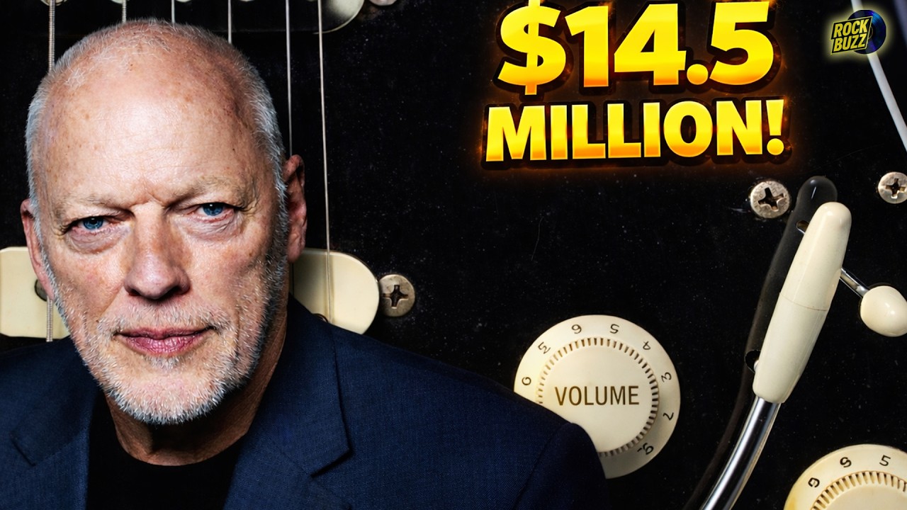 Чёрный Stratocaster Дэвида Гилмора продан за 14,5 миллионов долларов. Гитара Martin 