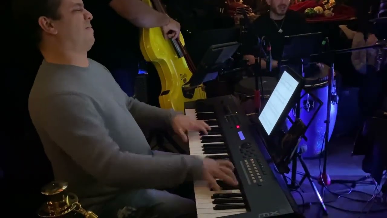 Cesar Orozco Latin Grammy Award Winner '25 with Santiago & La Orquesta at Latin Mondays