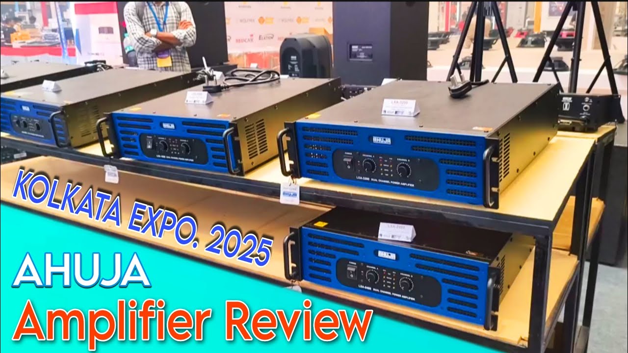 KOLKATA EXPO. 2025 AHUJA AMPLIFIER REVIEW #amplifier || DJ UPS BELA