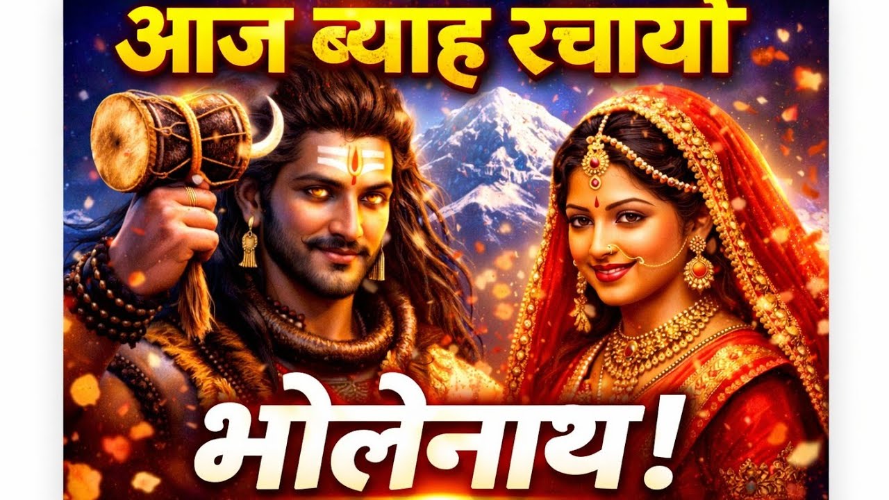 आज ब्याह रचायो भोलेनाथ 🔱  | Mahashivratri Special Bhajan 2026 #bhajan #mahadev 