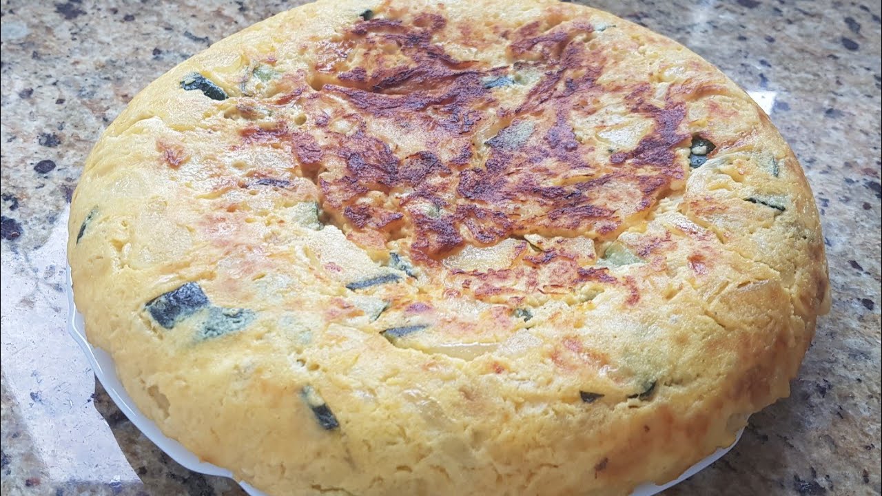 TORTILLA DE PATATA Y CALABACIN
