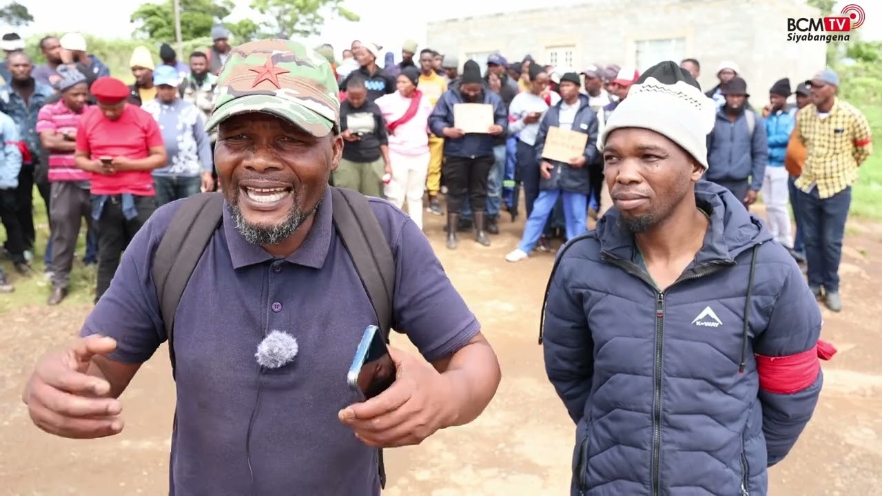 BCMTV : KEI LIVE STOCK WORKERS PROTESTING AGAINST SLAVERY TREATEMENT & SALARIES