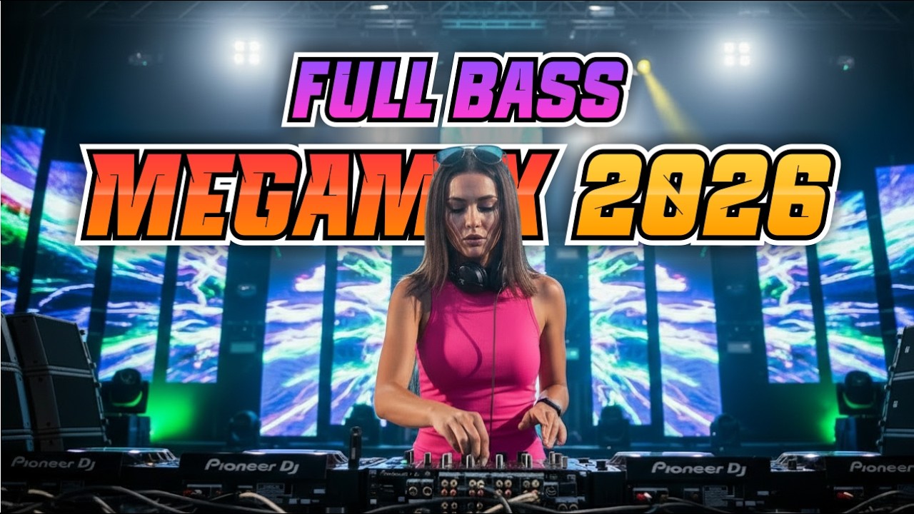 MEGAMIX 🔊 Full Bass DJ Remix 2026 🎵 Latest EDM Mix 2026