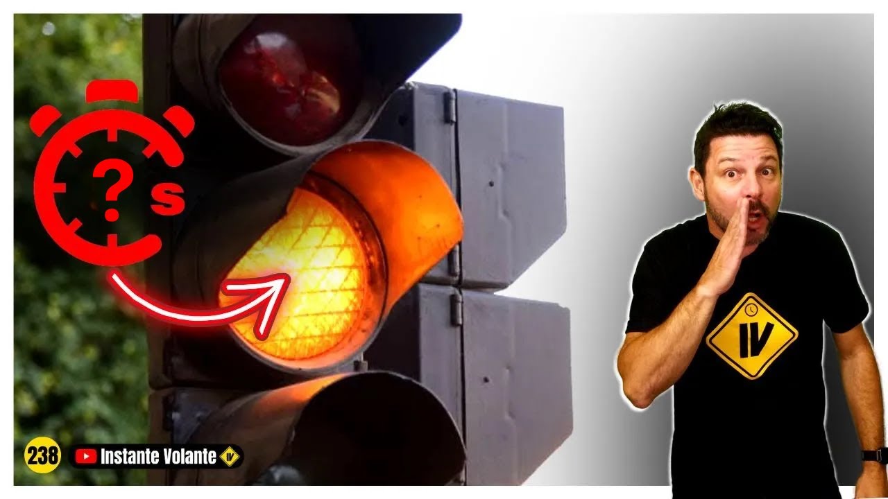 Quantos segundos o AMARELO fica aceso? Muda de um lugar para outro? Passar no amarelo dá multa?