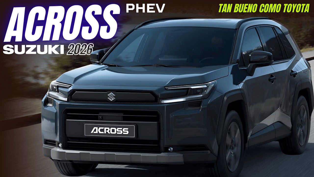 SUZUKI ACROSS PHEV 2026 🔥  tan bueno como el Toyota RAV4 | 300 hp, híbrido enchufable y AWD.