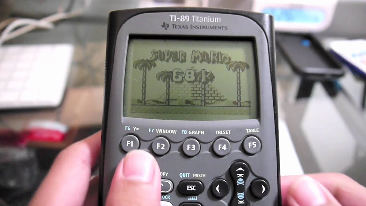 TI-89 Titanium Episode 4: How to Run Programs (Super Mario)