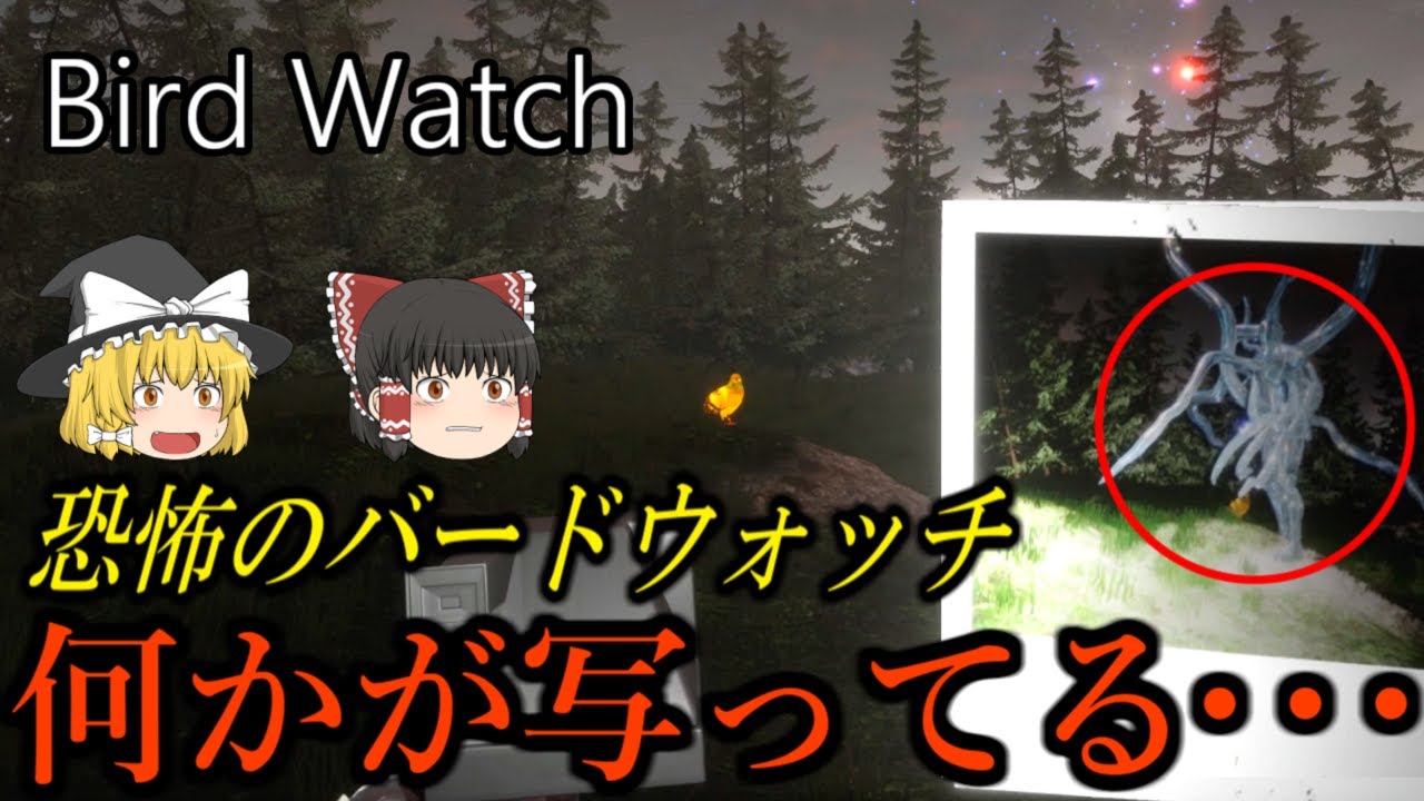 【ゆっくり実況】 鳥の写真を撮ってたら写ってはいけないものが・・・ Bird Watch 【ホラーゲーム】