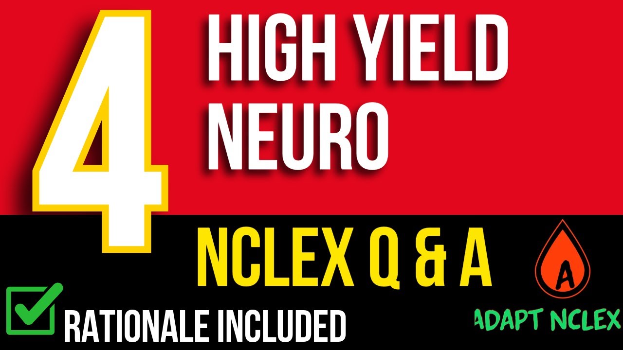 Neuro NCLEX Questions & Answers: NCLEX Quick Review | Nursing Concepts Practice