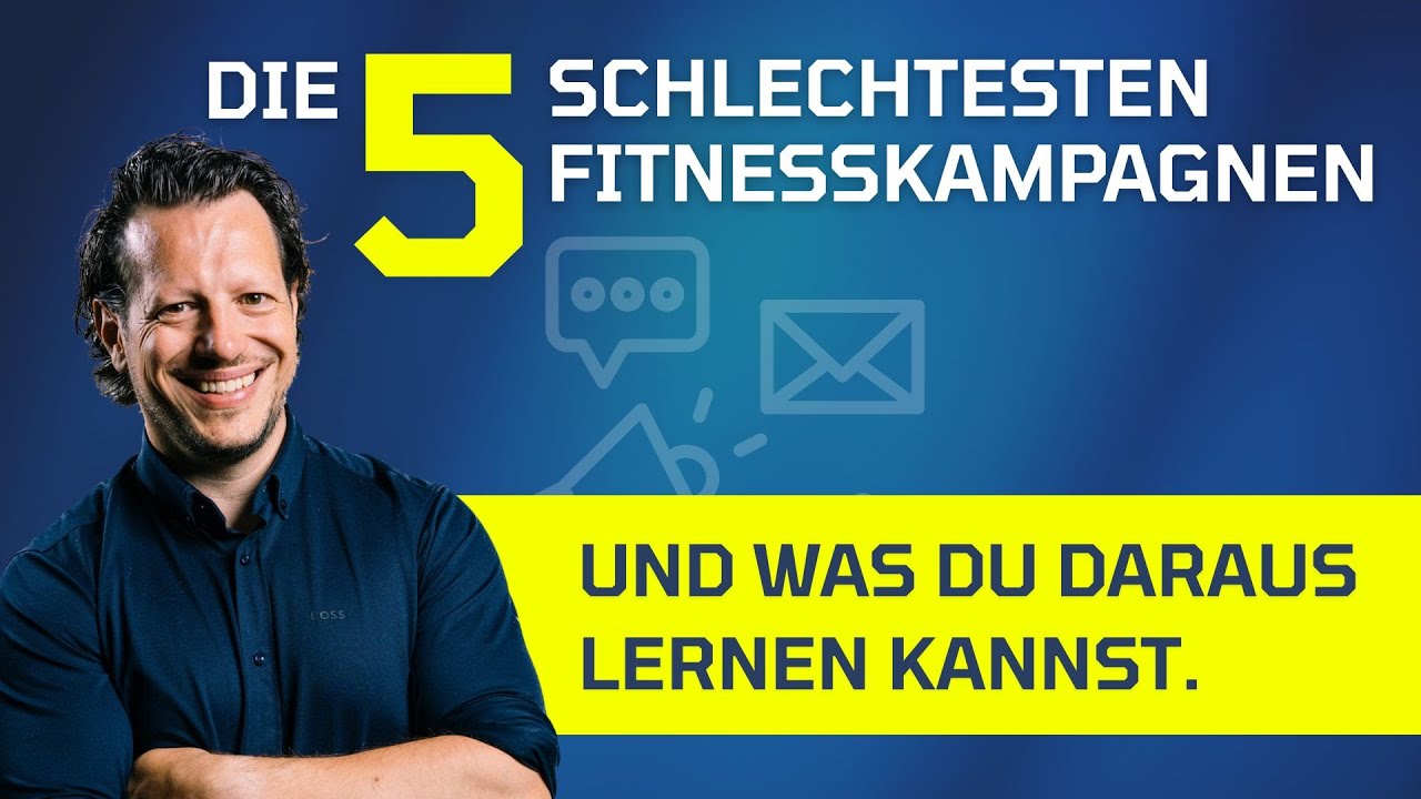 Die 5 schlechtesten Fitnesskampagnen – und was Du daraus lernen kannst