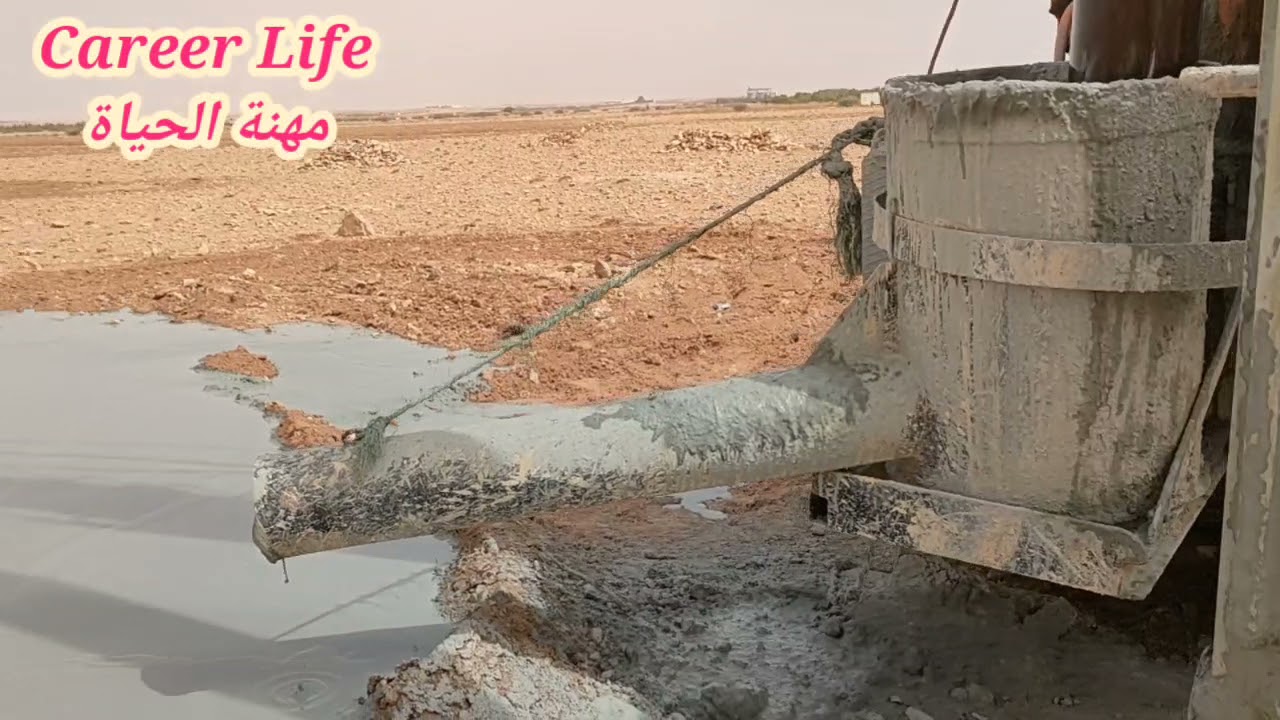 انتهاء مشروع حفر بئر ارتوازي وتفصيل ومعلومات لجميع طبقات التي خرجت خلال 90 متر-مياه مالحة صالحة للري
