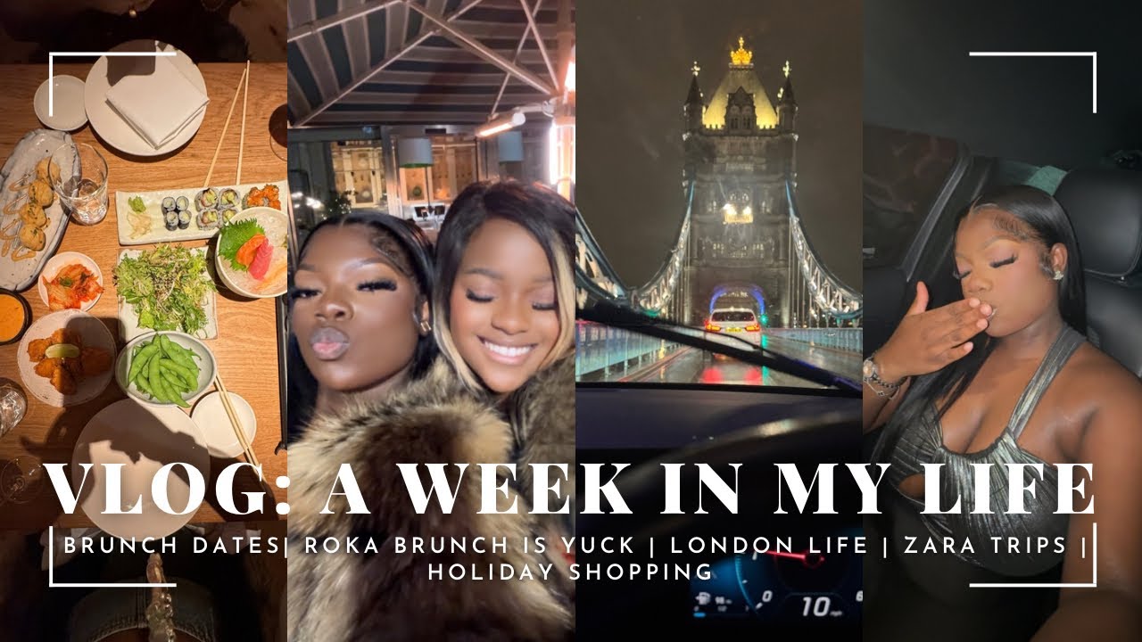 | EADN NIGHTS | I NEED TO STOP SHOPPING| ROKA BRUNCH IS YUCK | LONDON LIFE | ZARA | HOLIDAY SHOPPING