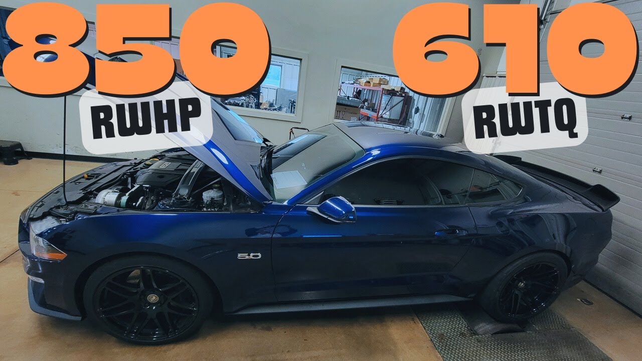 2019 Mustang GT (PROCHARGER P1X 850 RWHP DYNO) w/ mods at Brenspeed on E85