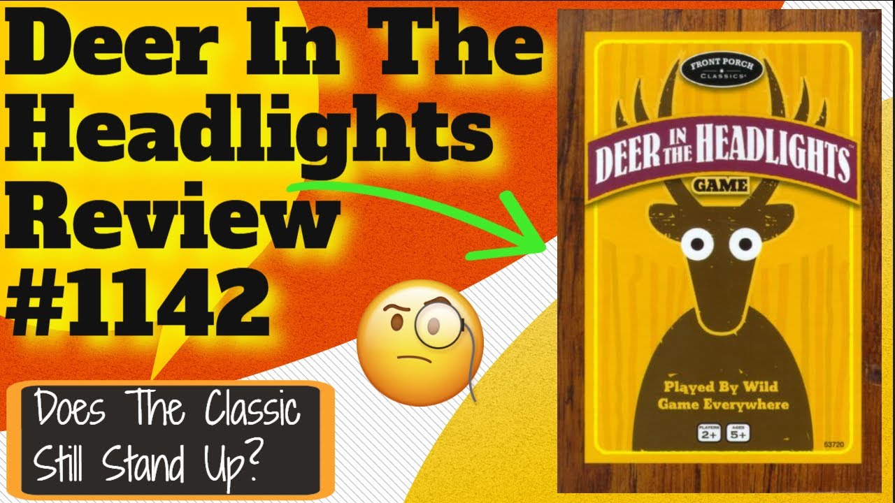 Bower's Game Corner #1142: Deer In The Headlights Game Review *Simple Family Card And Dice Game*