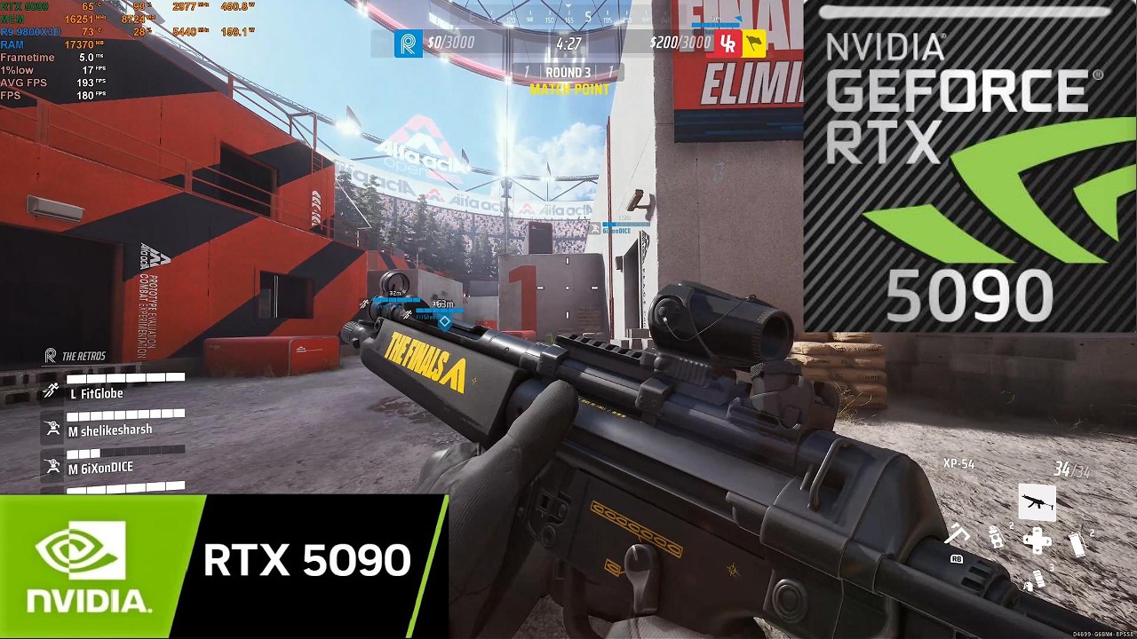 The Finals : RTX Astral 5090 32GB + AMD Ryzen 9 9950X3D ( 4K Ultra Graphics RTX ON / DLSS ON )