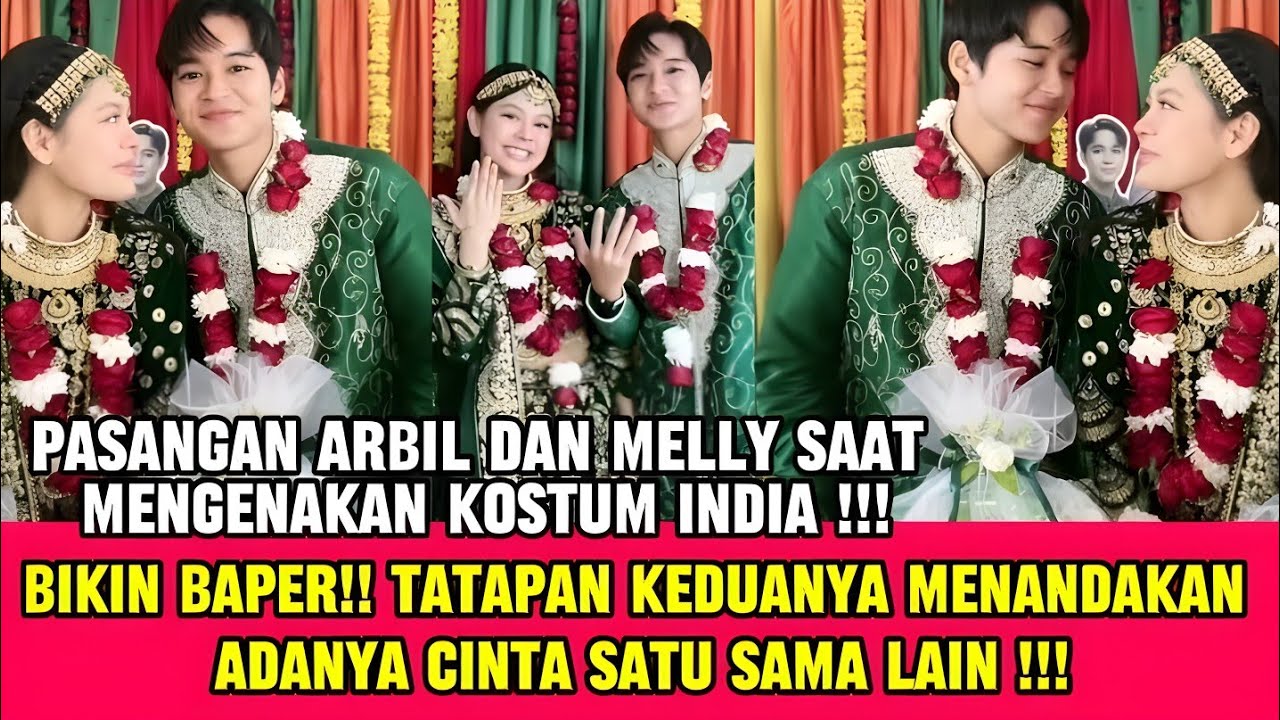 TERBARU‼️ MOMENT MELLY LIDA DAN ARBIL KENAKAN KOSTUM INDIA SAAT LIVE‼️ CANTIK DAN GANTENG‼️