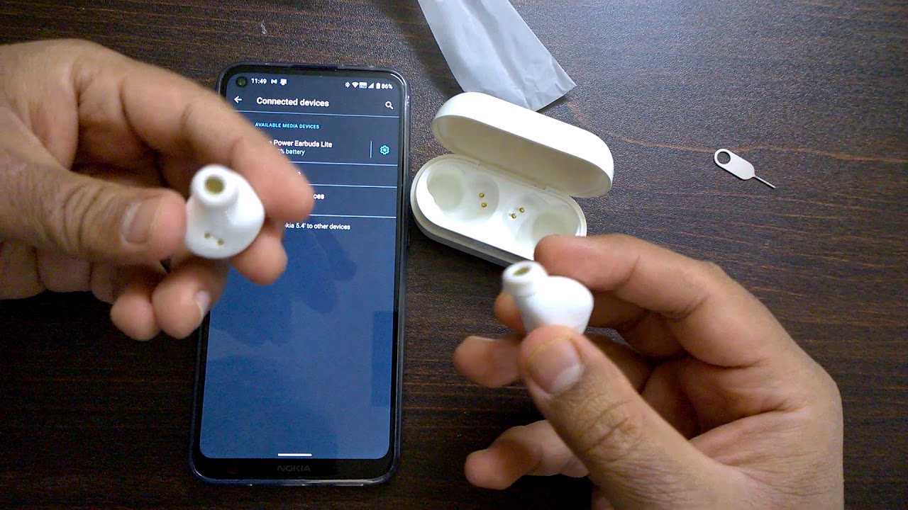 Nokia Power Earbuds Lite BH-405 unboxing, pairing and hands-on review