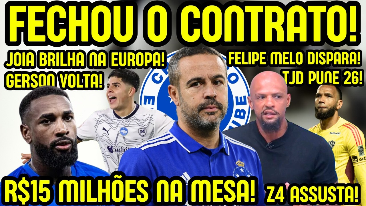 ✅TÉCNICO ASSINA! | PUNIÇÕES PESADAS! | FELIPE MELO CRAVA! | REVELAÇÃO BRILHA! | DISPUTA NO Z4!