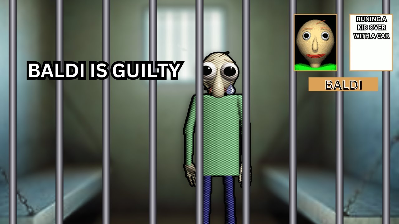 BALDI IS IN JAIL | BALDI MOD