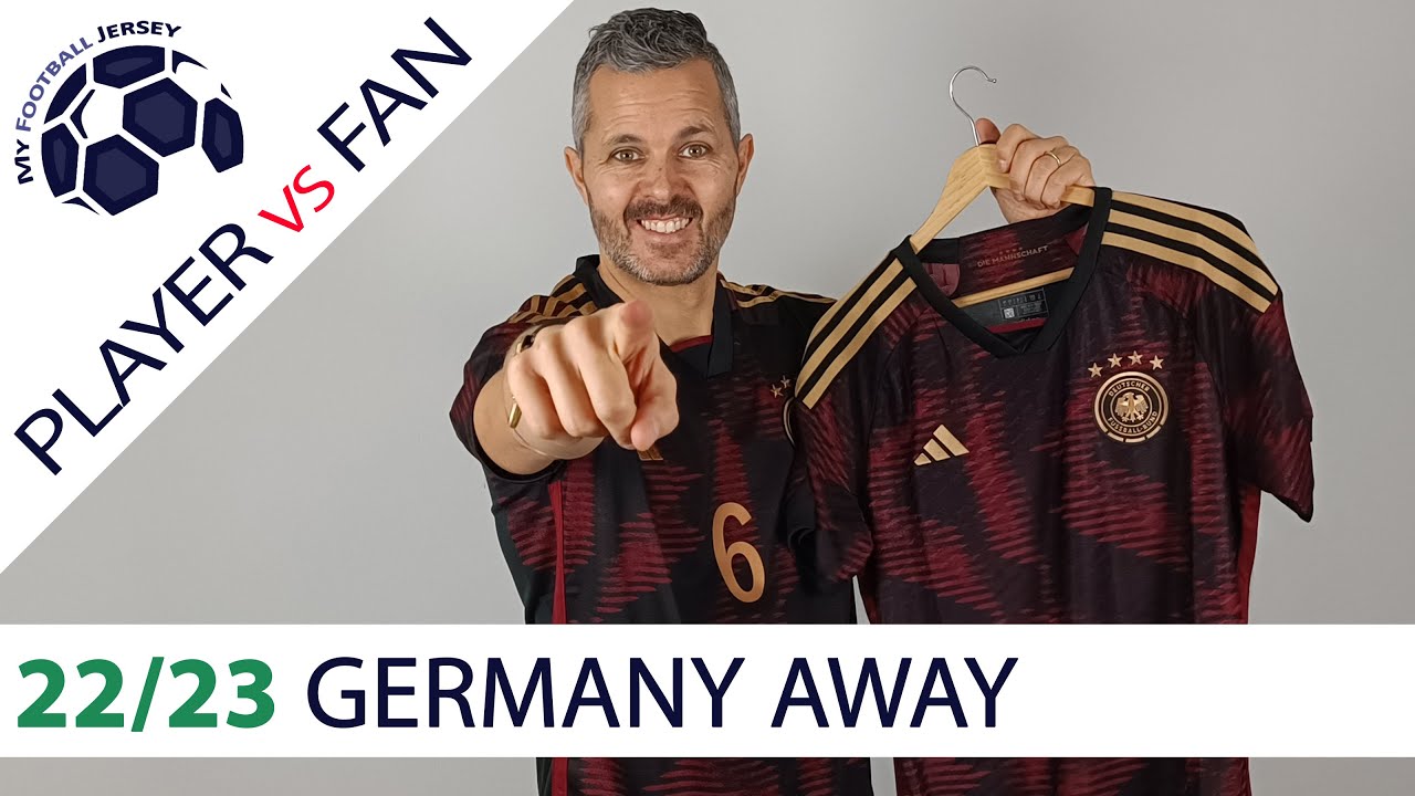 Germany Away Jersey Qatar 2022 – Player Version Vs Fan Version