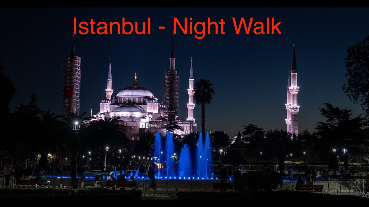 Istanbul - Night Walk (4K)