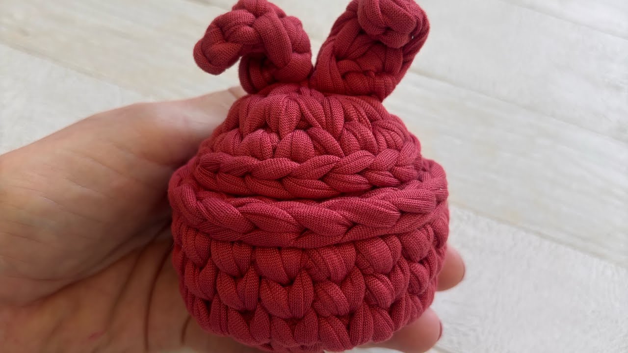 Cestino Porta Cioccolatino in Fettuccia per Pasqua