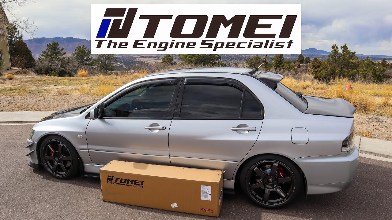 Титановый выхлоп Tomei Expreme для моего Evo 8! СУПЕР ГРОМКИЙ!