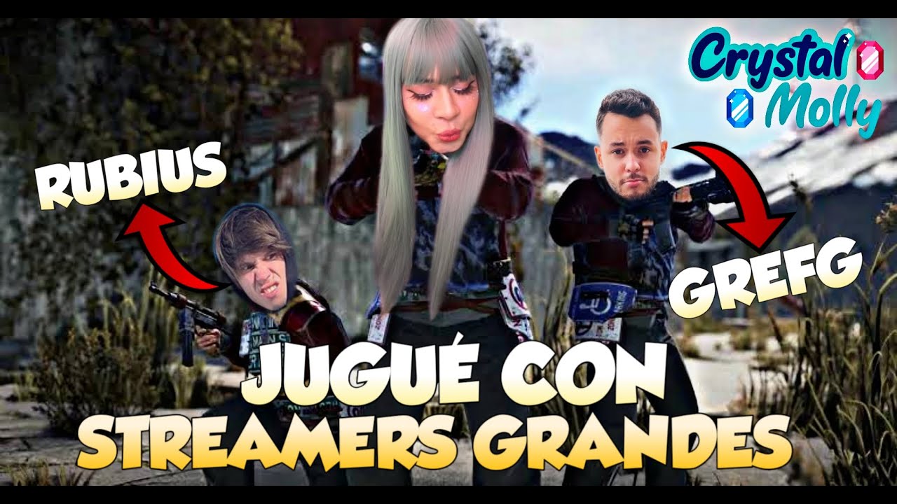 Jugué con streamers grandes 😱😱 : Rust 💜