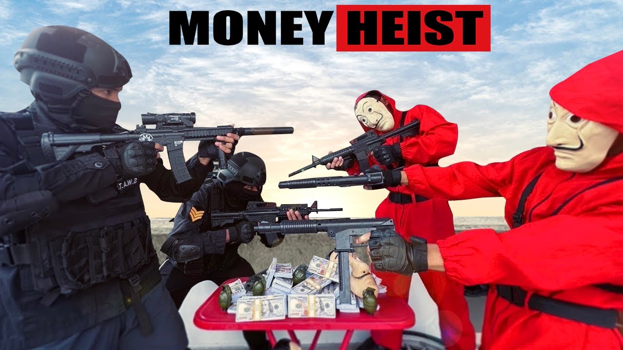PARKOUR VS MONEY HEIST: Money Heist betrays, kills boss and escapes from police | Epic POV
