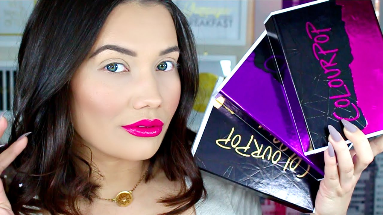 COLOURPOP Holiday 2015 REAL FACE SWATCHES!
