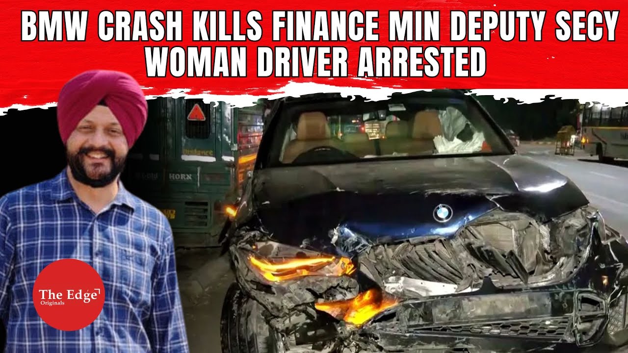 Deputy Secy Navjot Singh Dies in BMW Crash | Delhi Police Investigates