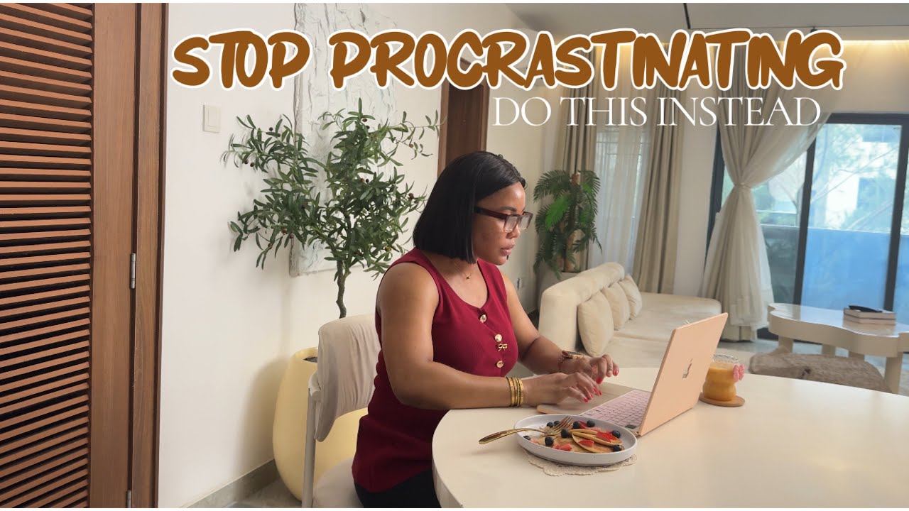 How to be Productive & Disciplined | THAT GIRL routine on having healthy habits & staying motivated!